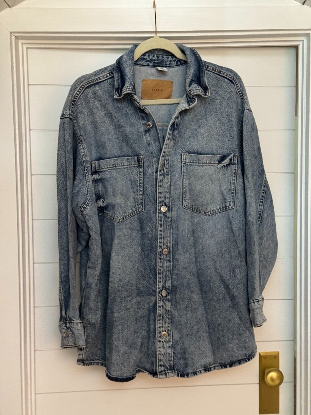 H&M & Denim Oversized Soft Denim Jacket